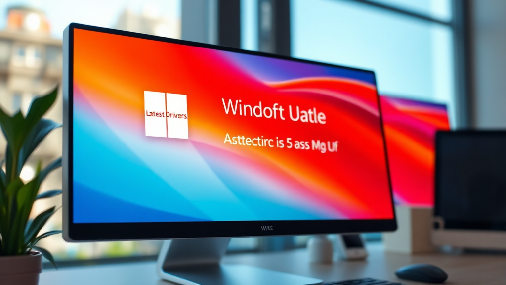 윈도우 업데이트로 간편하게 드라이버 최신화하기 (realistic 스타일)