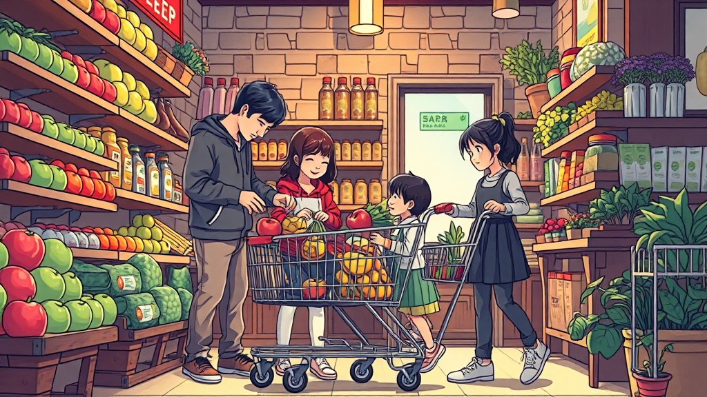어디에 쓸 수 있을까? 소비쿠폰 사용처 (illustration 스타일)