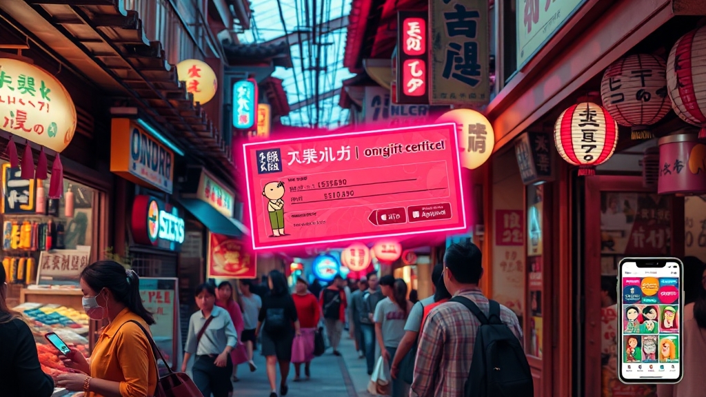 온누리상품권, 어디서 사용할 수 있나요? (popart 스타일)