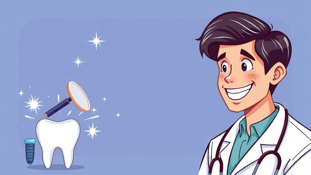 임플란트 및 보철치료 보장 조건 (illustration 스타일)