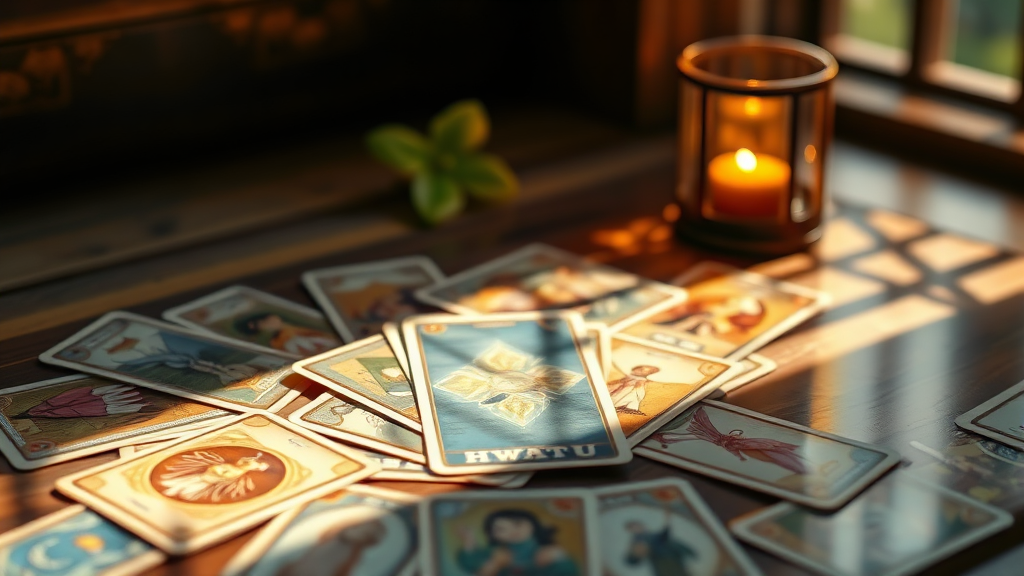 화투와 인생의 연결고리 (realistic 스타일)