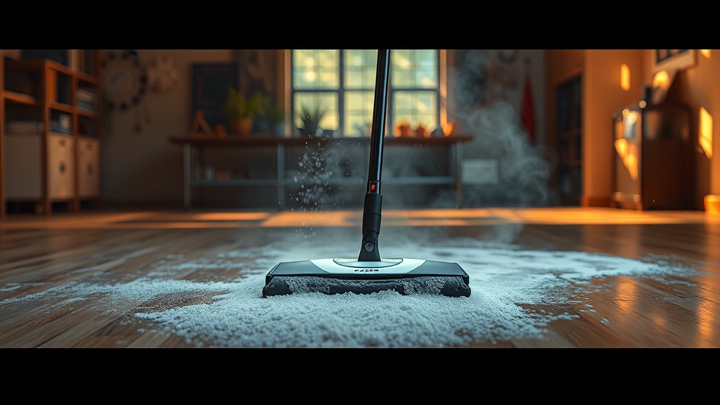 물걸레 & 스팀 기능 활용법 (realistic 스타일)