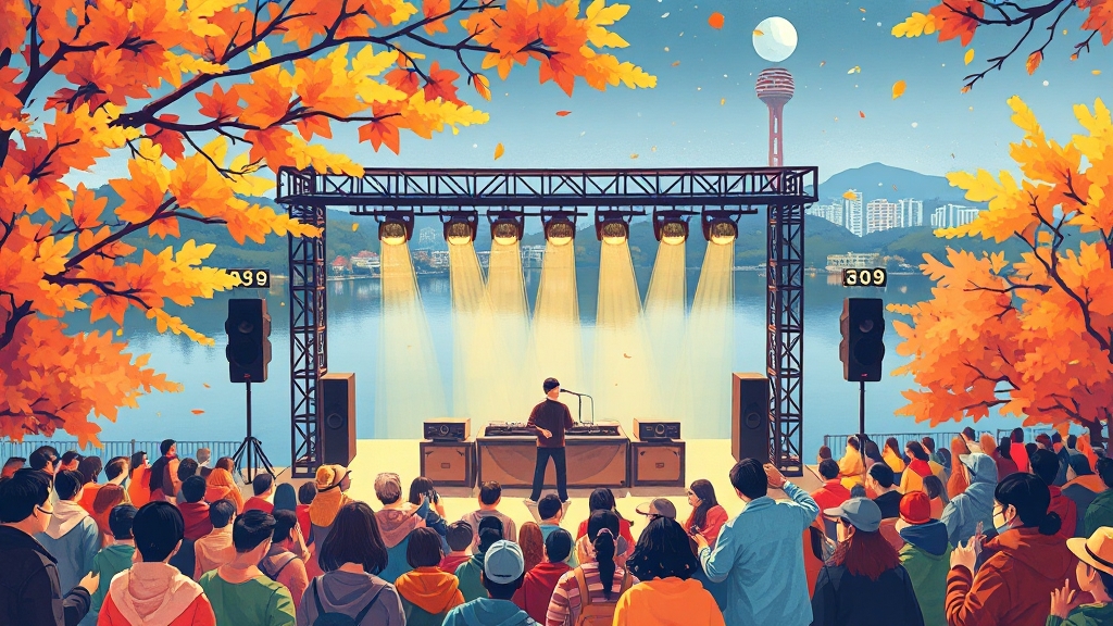 문화관광축제 소개 (cartoon 스타일)