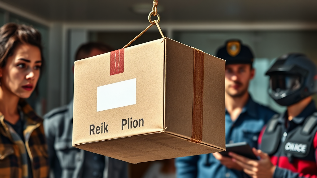 보이스피싱/스미싱 주의 (realistic 스타일)