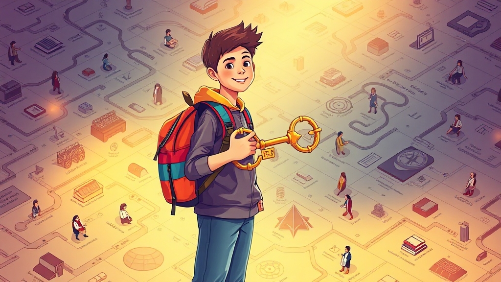 수시/정시 선택 과목 전략 (illustration 스타일)