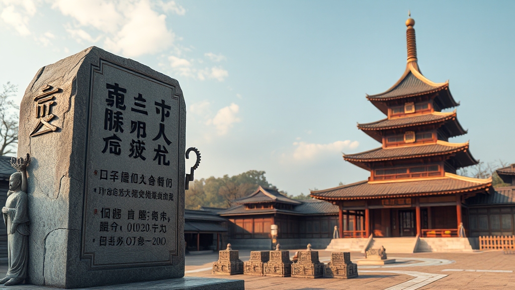 진감선사탑비, 어떤 유산일까? (realistic 스타일)