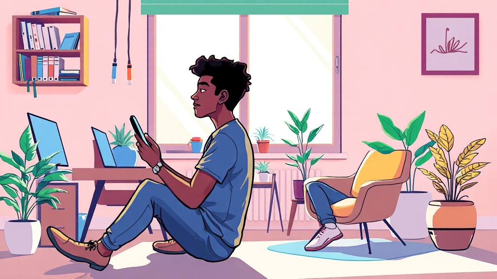 예방을 위한 생활 습관 개선 (cartoon 스타일)