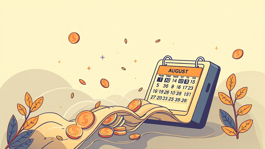 환급금 지급 시기 (illustration 스타일)