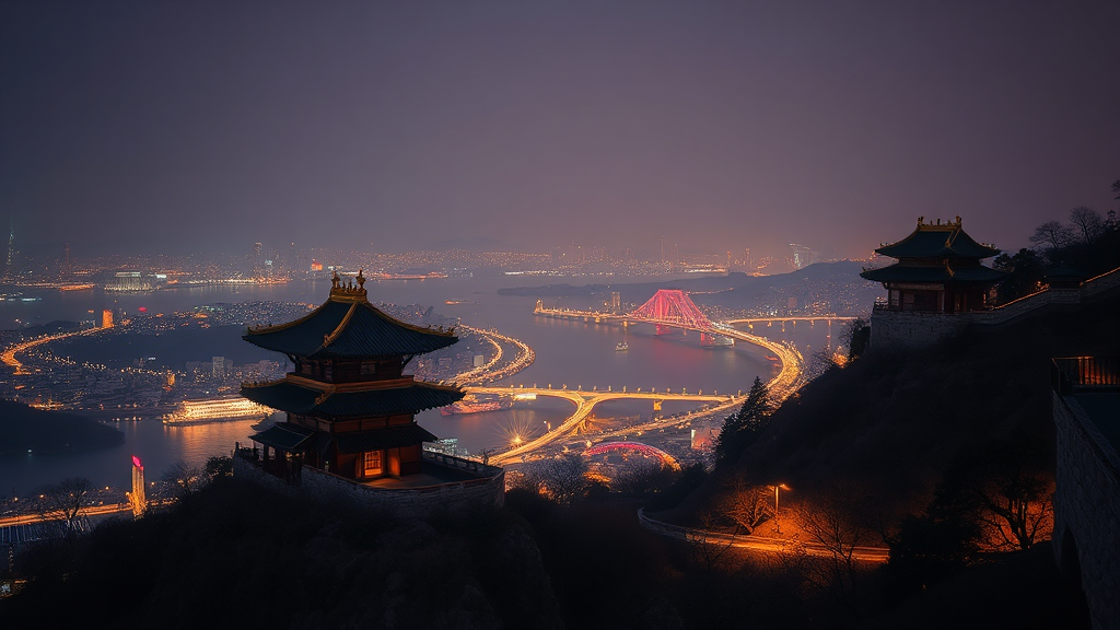 행주산성 야간 개장, 무엇을 기대할 수 있을까? (realistic 스타일)