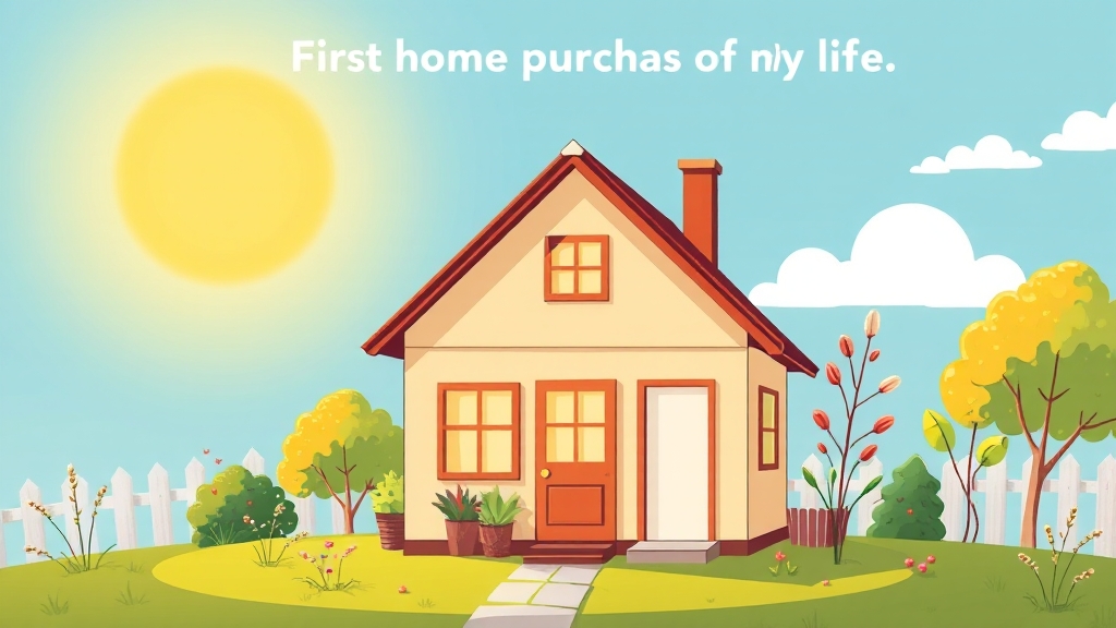 생애최초 주택 구입 추가 혜택 (illustration 스타일)