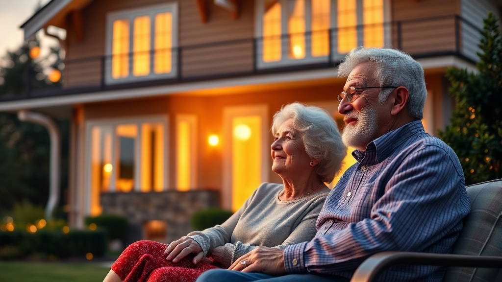 실버타운 비용: 종류 및 구성 (realistic 스타일)