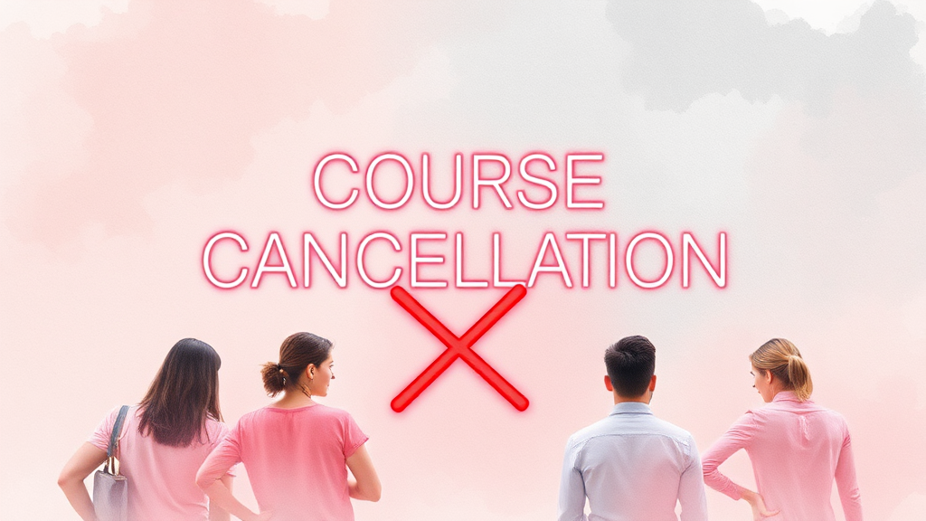 수강 철회, 왜 필요할까? (watercolor 스타일)