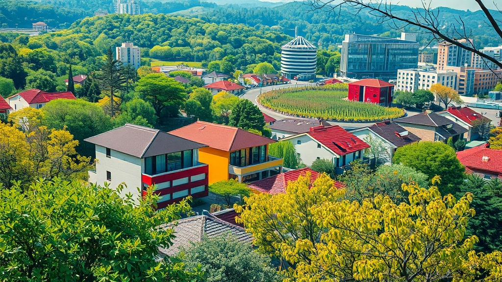 입지 및 주변 환경 (popart 스타일)