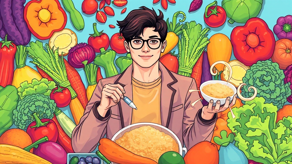 식이섬유, 왜 중요할까? (illustration 스타일)