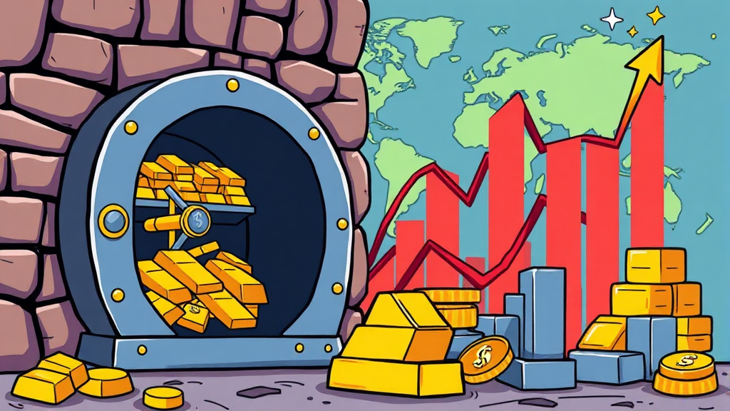 최근 금값 상승 현황은? (cartoon 스타일)