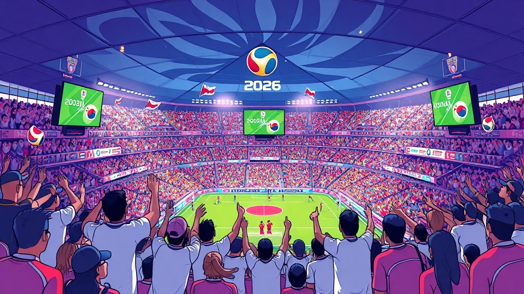 2026 월드컵 중계 채널 (cartoon 스타일)