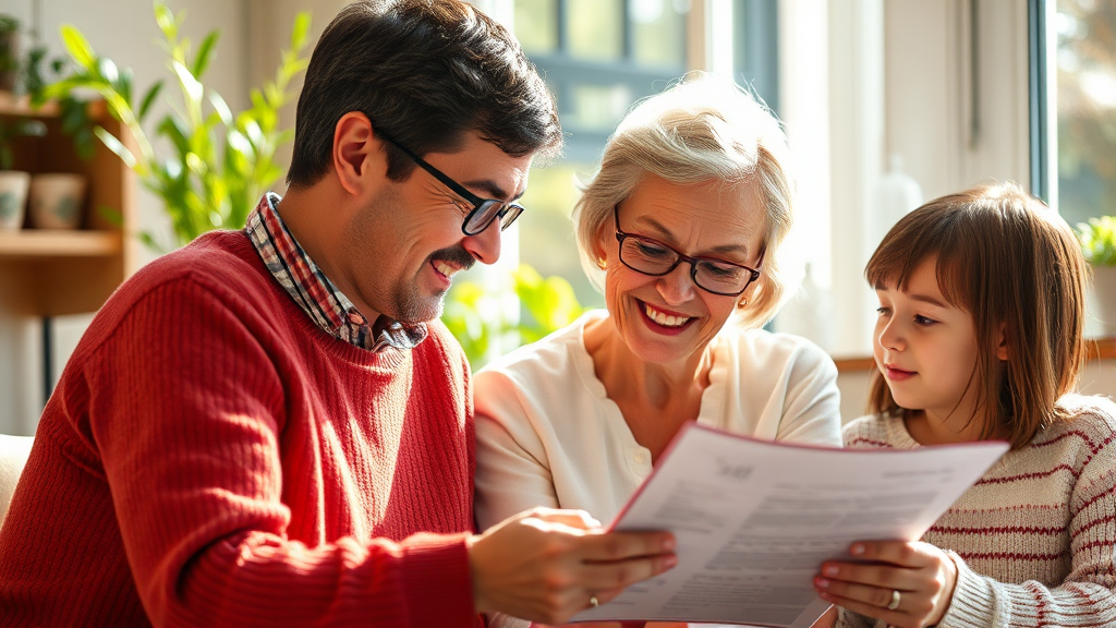 부모님 공제 신청 절차와 필요한 서류 (realistic 스타일)