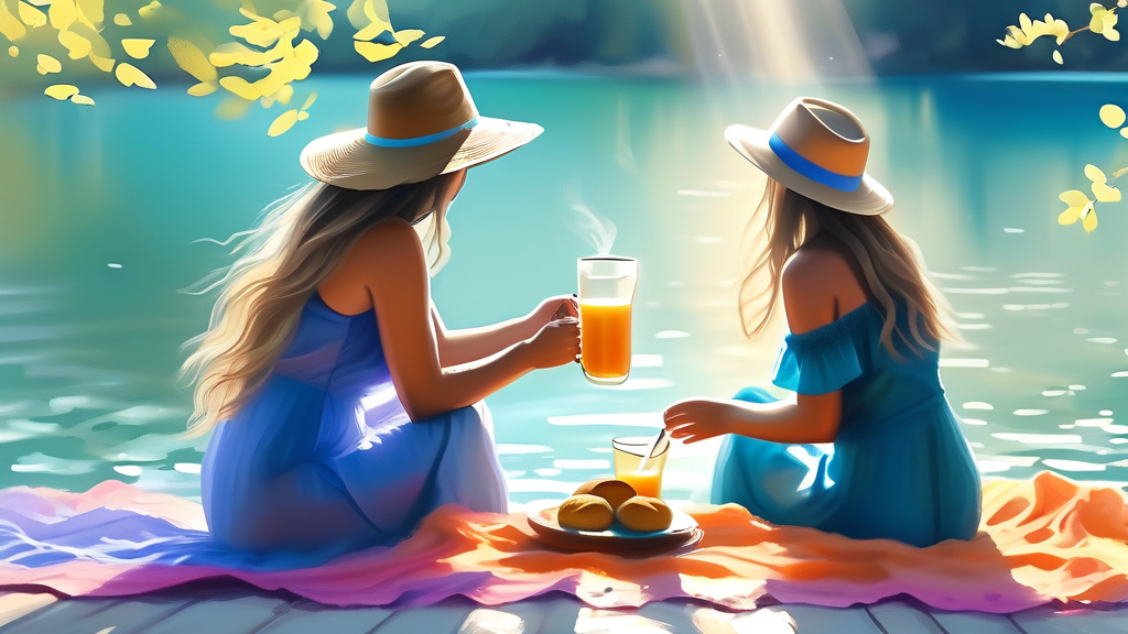 멜라토닌 없이 시차 적응하는 방법 (watercolor 스타일)