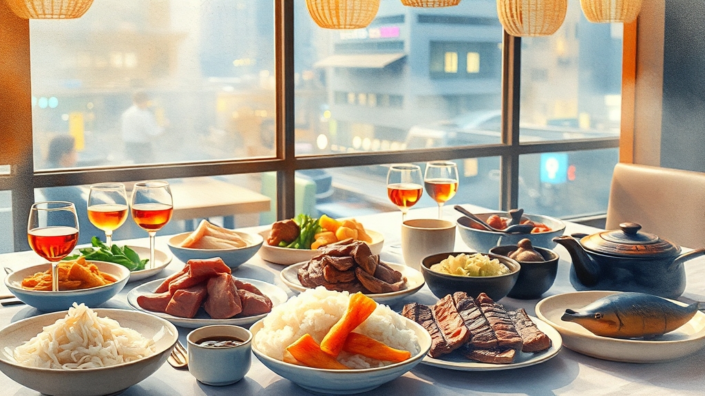 인기 메뉴 집중 분석! (watercolor 스타일)