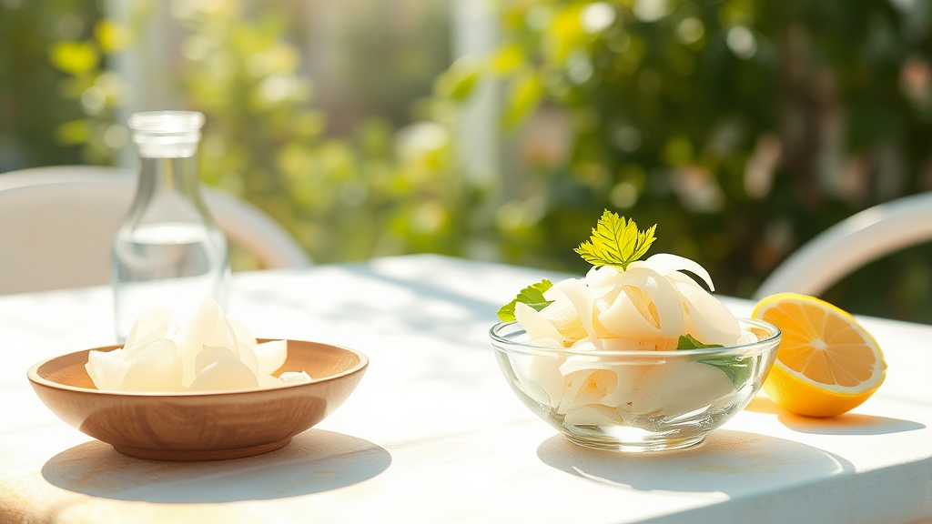 히카마, 맛있게 즐기는 법 (watercolor 스타일)