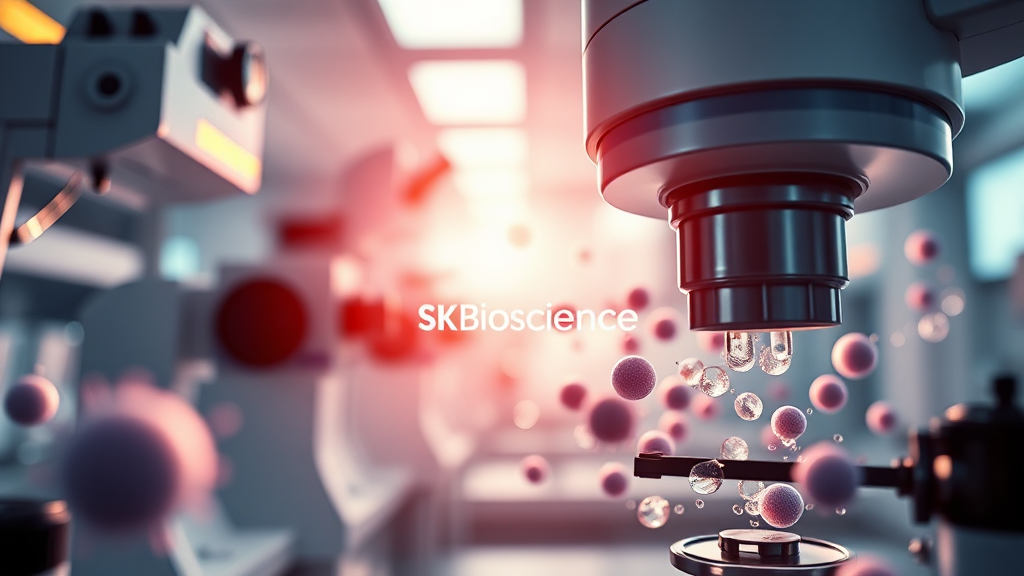 SK바이오사이언스, 어떤 회사? (realistic 스타일)