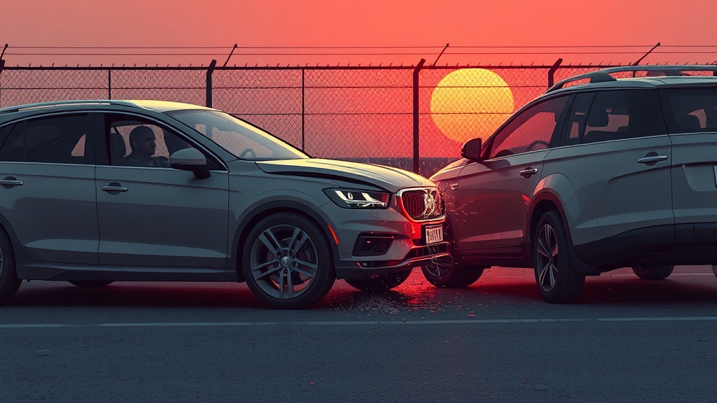 과실 비율, 핵심 산정 기준은? (illustration 스타일)