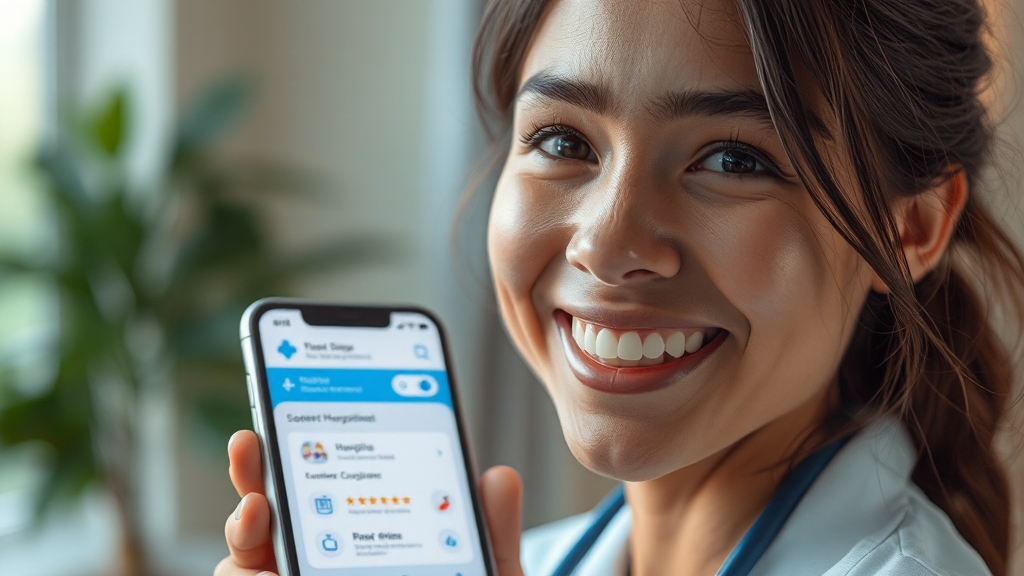 세이프닥 활용법: 병원 정보 및 혜택 비교 (realistic 스타일)