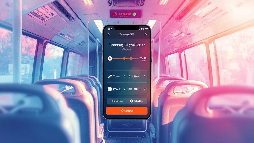 고속버스 예매 변경 방법 (watercolor 스타일)