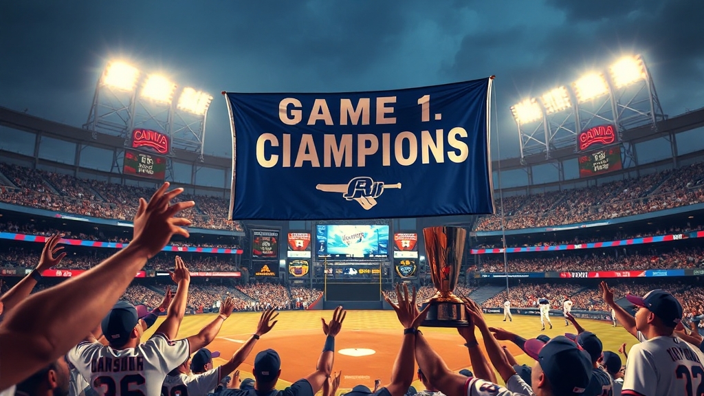 1차전 승리, 우승에 미치는 영향은? (realistic 스타일)