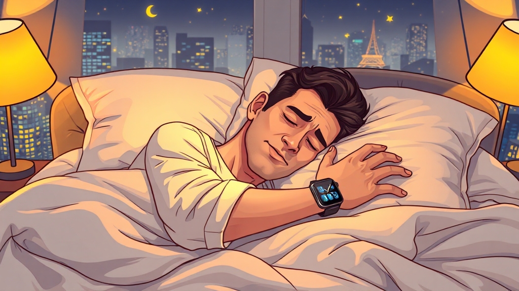 수면 관련 시장 동향 (cartoon 스타일)