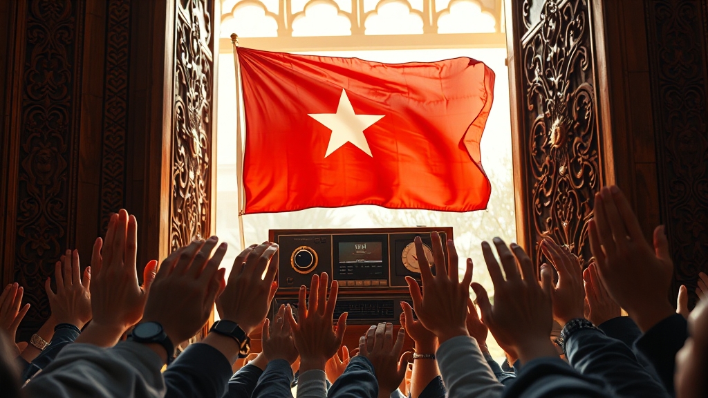 지배구조 개편 의미 (realistic 스타일)