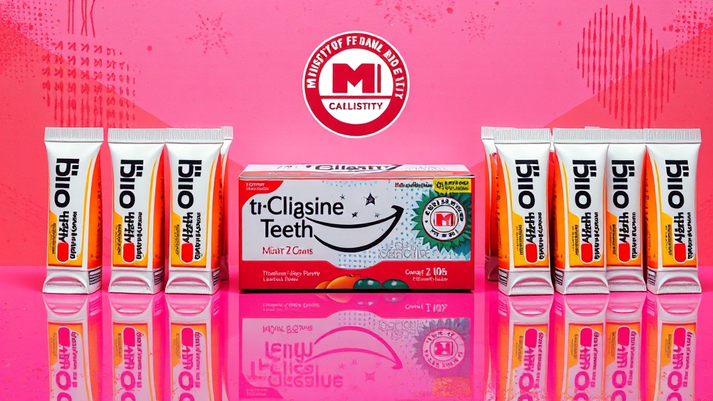 시린 이와 잇몸 건강 치약 성분 (popart 스타일)