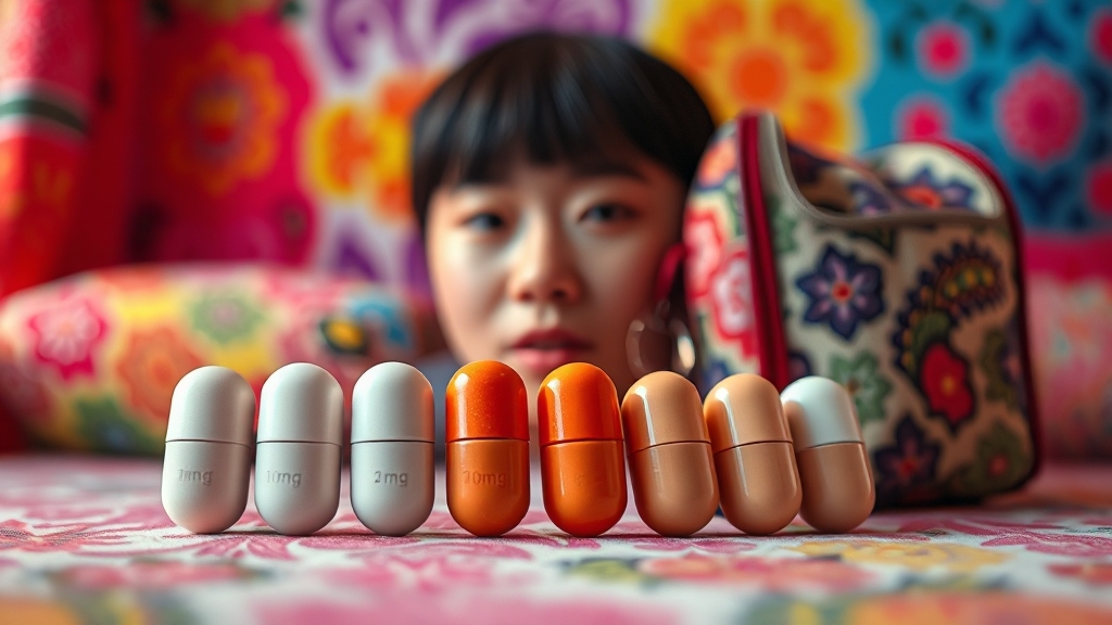 올바른 뉴프람정 복용법 (popart 스타일)