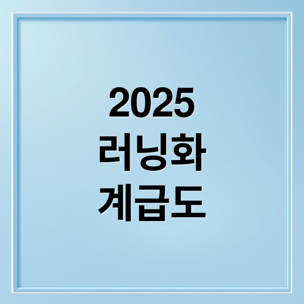 2025
러닝화
계급도 (러닝화 계급도 브랜드별 추천)