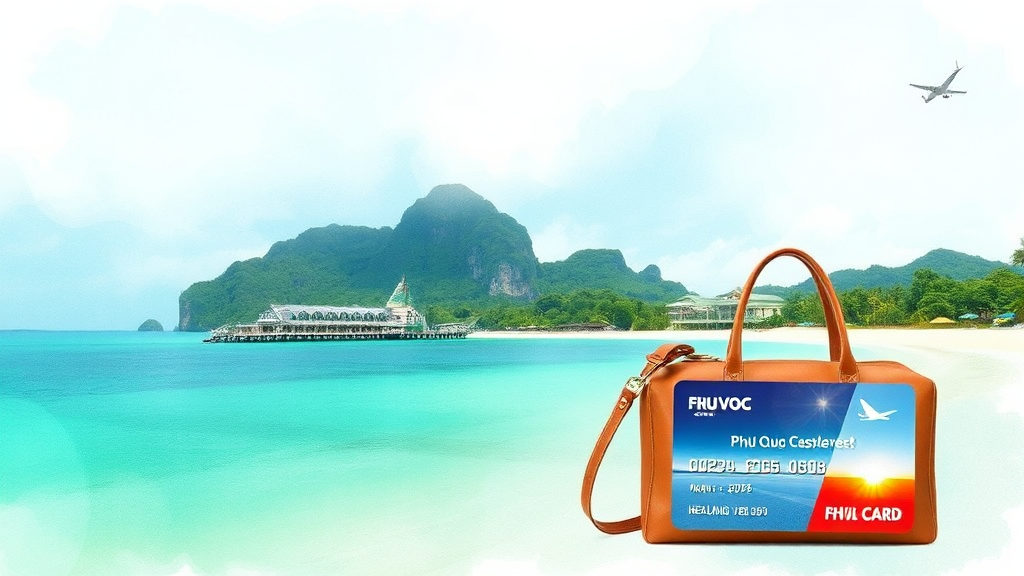 푸꾸옥 항공권 특가 정보 (watercolor 스타일)