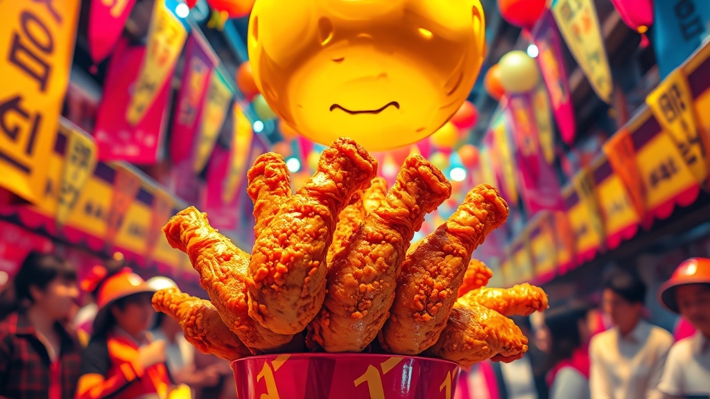 쯔란윙봉 할인 & 프로모션 (popart 스타일)