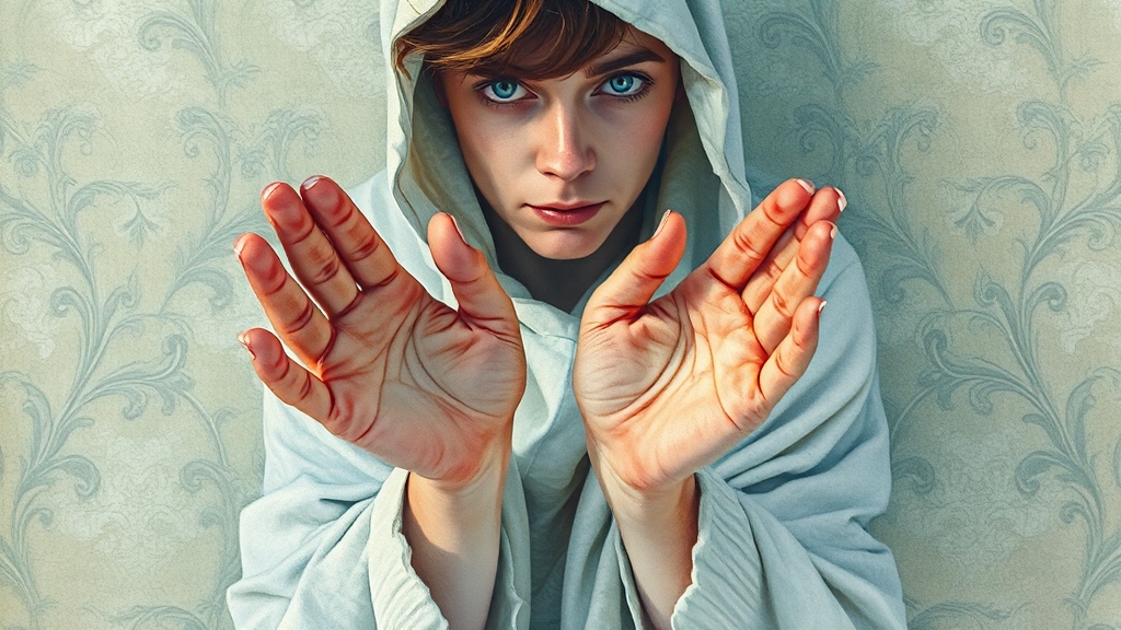 비타민 B 결핍 증상과 원인 (watercolor 스타일)