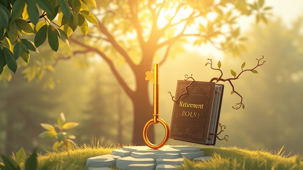 퇴직금, 이젠 안녕? (illustration 스타일)