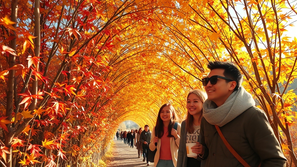 잊지 못할 가을 추억을 만들어요 (realistic 스타일)