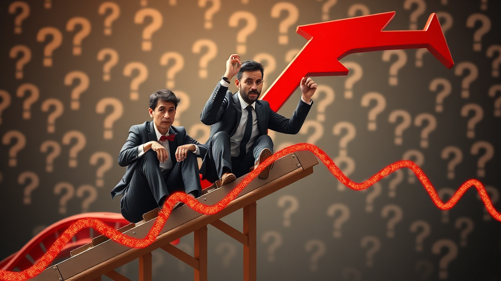 앞으로 주가 전망은? (realistic 스타일)