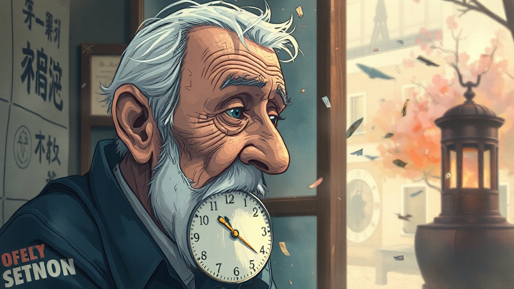 치매 초기 증상 8가지: 주요 변화 (illustration 스타일)