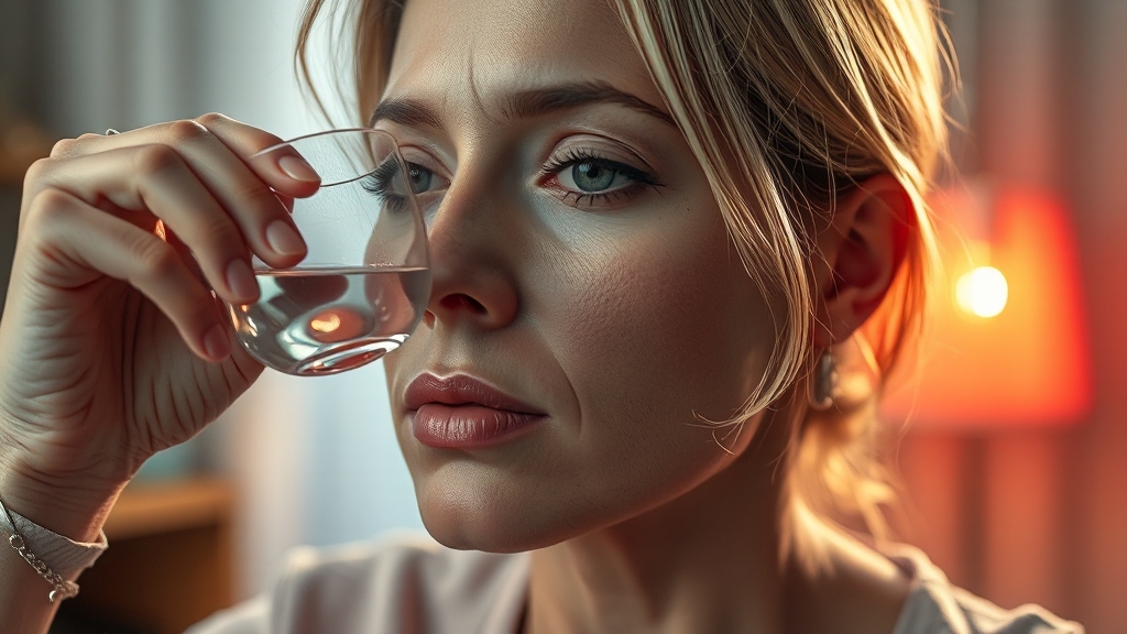 초기 증상, 놓치지 마세요! (realistic 스타일)