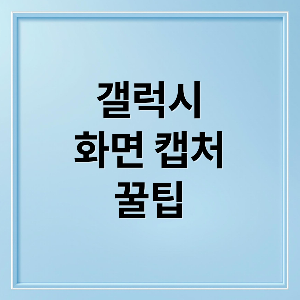 갤럭시
화면 캡처
꿀팁 (갤럭시 휴대폰 화면 캡처)