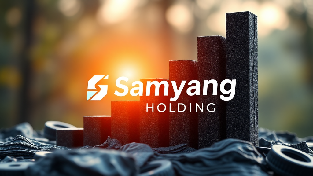 삼양홀딩스 관련 최신 뉴스 및 주요 이슈 (realistic 스타일)