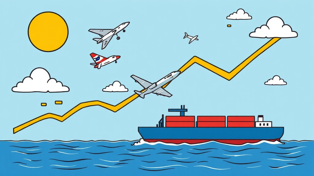 한국카본 주가 상승 및 하락 요인 분석 (cartoon 스타일)