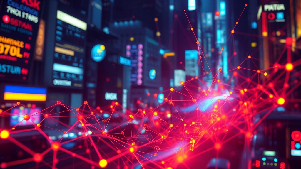 블록체인 활용 사례 분석 (realistic 스타일)