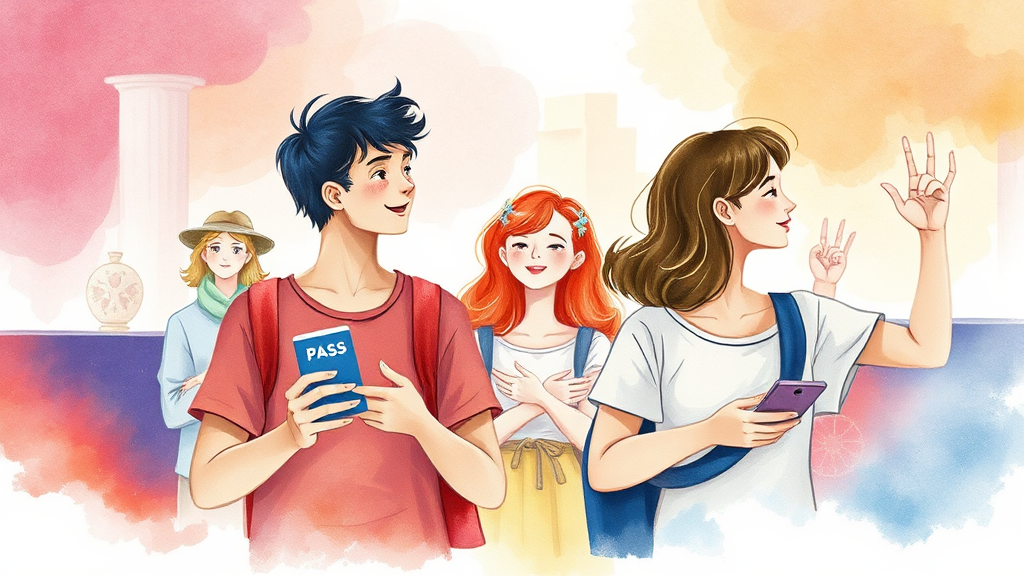 청년문화예술패스 관련 자주 묻는 질문과 답변 (watercolor 스타일)