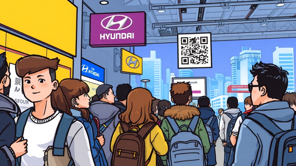 현장 웨이팅 정보 (cartoon 스타일)