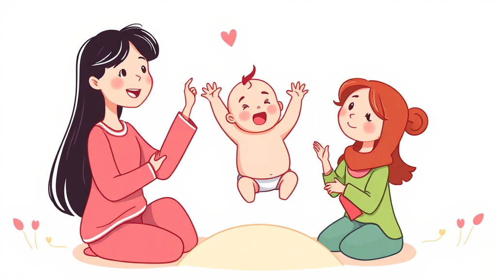 출산율 반등 가능성 분석 (cartoon 스타일)