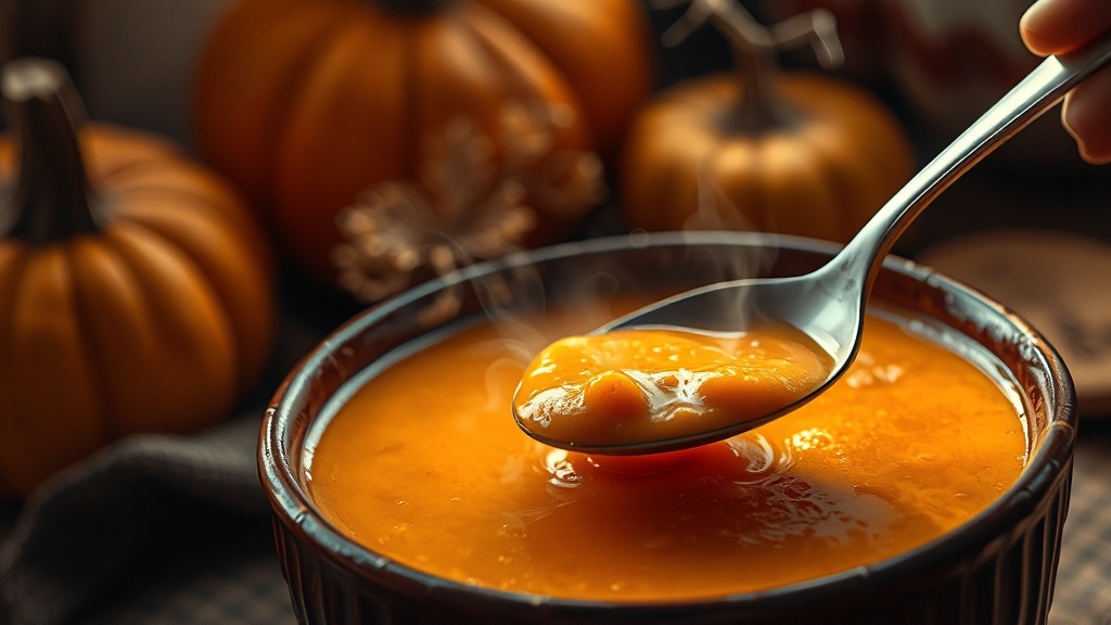 늙은 호박죽 만들기 (realistic 스타일)